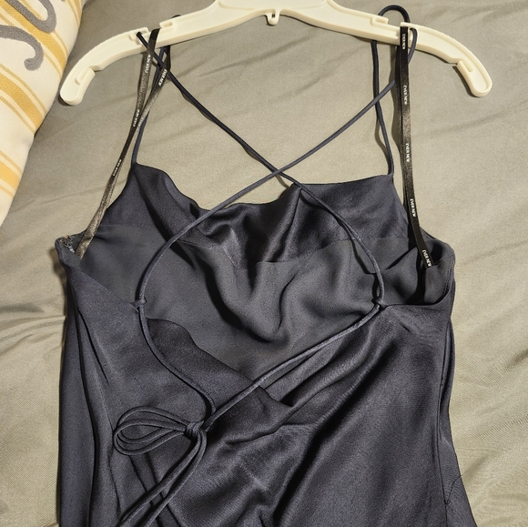 Worn once EverNew navy slip dress - Picture 9 of 9